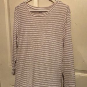 Striped tunic tee